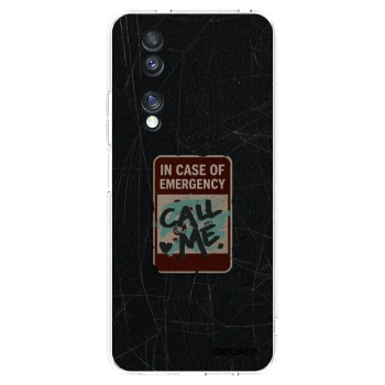 Picasee διαφανής θήκη σιλικόνης Honor 70 - EMERGENCY