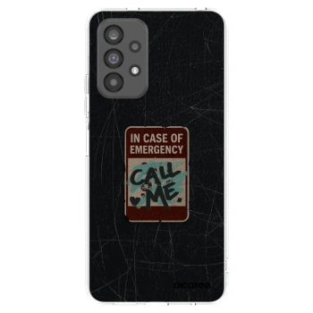 Picasee διαφανής θήκη σιλικόνης Samsung Galaxy A73 5G - EMERGENCY