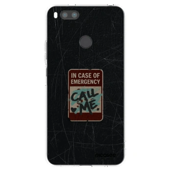 Picasee διαφανής θήκη σιλικόνης Xiaomi Redmi A1 - EMERGENCY