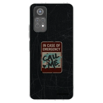 Picasee διαφανής θήκη σιλικόνης Xiaomi Redmi Note 11S 5G - EMERGENCY