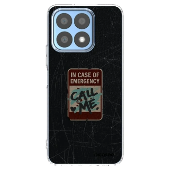 Picasee διαφανής θήκη σιλικόνης Honor X8a - EMERGENCY