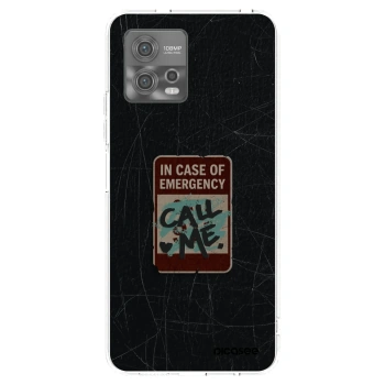 Picasee διαφανής θήκη σιλικόνης Motorola Moto G72 - EMERGENCY