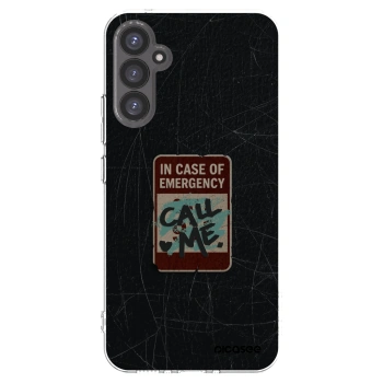 Picasee διαφανής θήκη σιλικόνης Samsung Galaxy A34 5G A346B - EMERGENCY