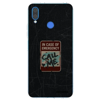 Picasee διαφανής θήκη σιλικόνης Huawei Nova 3i - EMERGENCY