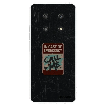 Picasee διαφανής θήκη σιλικόνης Honor Magic4 Lite 5G - EMERGENCY