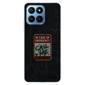 Picasee διαφανής θήκη σιλικόνης Honor 70 Lite - EMERGENCY