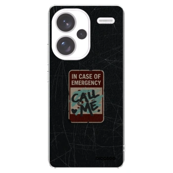 Picasee διαφανής θήκη σιλικόνης Xiaomi Redmi Note 13 Pro+ 5G - EMERGENCY