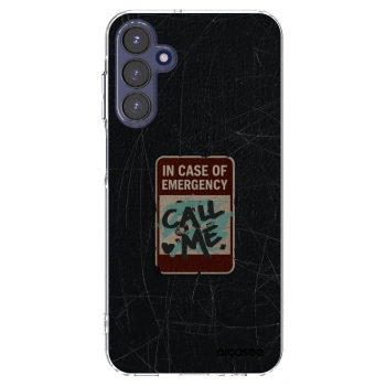 Picasee διαφανής θήκη σιλικόνης Samsung Galaxy A15 A155F 4G - EMERGENCY