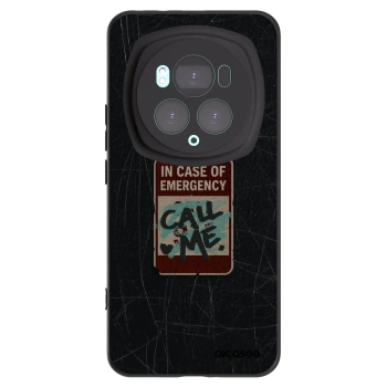Picasee Μαύρη θήκη σιλικόνης για Honor Magic6 Pro - EMERGENCY