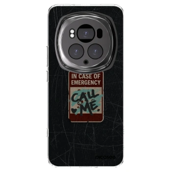 Picasee διαφανής θήκη σιλικόνης Honor Magic6 Pro - EMERGENCY