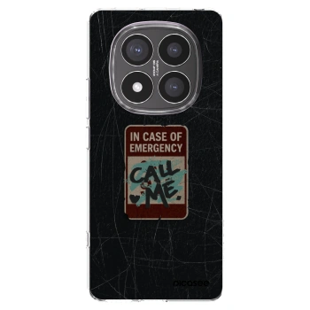 Picasee διαφανής θήκη σιλικόνης Xiaomi Redmi Note 14 Pro+ 5G - EMERGENCY