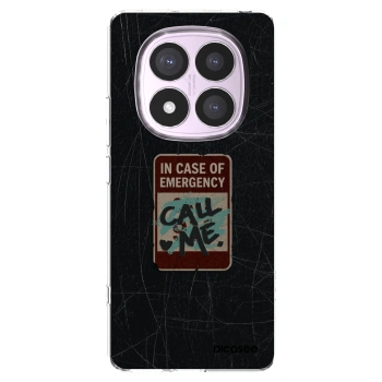 Picasee διαφανής θήκη σιλικόνης Xiaomi Redmi Note 14 Pro 5G - EMERGENCY