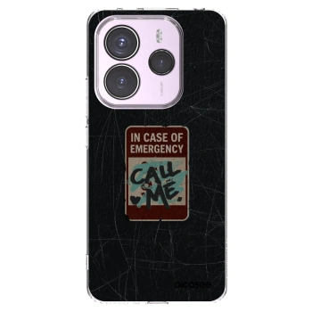 Picasee διαφανής θήκη σιλικόνης Xiaomi Redmi Note 14 5G - EMERGENCY