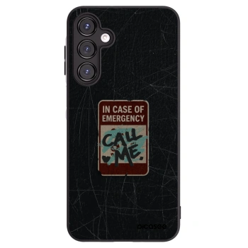 Picasee Μαύρη θήκη σιλικόνης για Samsung Galaxy A16 5G - EMERGENCY