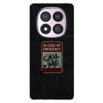 Picasee διαφανής θήκη σιλικόνης Xiaomi Redmi Note 14 Pro 4G - EMERGENCY