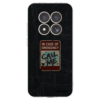 Picasee διαφανής θήκη σιλικόνης Xiaomi Redmi Note 15 Pro 4G - EMERGENCY