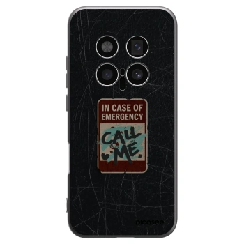 Picasee Μαύρη θήκη σιλικόνης για Honor Magic8 Pro 5G - EMERGENCY