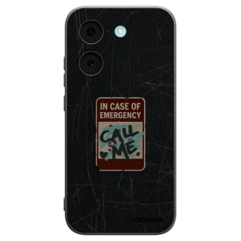 Picasee Μαύρη θήκη σιλικόνης για Xiaomi Poco X8 Pro - EMERGENCY