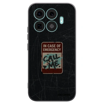 Picasee Μαύρη θήκη σιλικόνης για Xiaomi 17T - EMERGENCY
