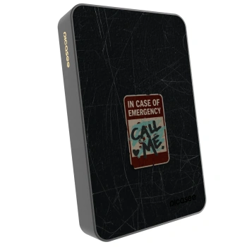Picasee Powerbank με MagSafe 10 000 mAh Γκρί - EMERGENCY