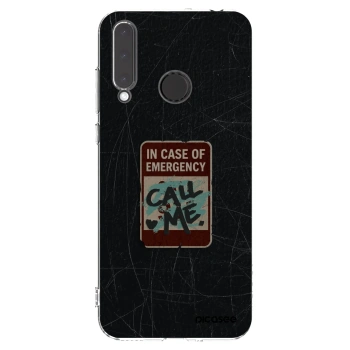Picasee διαφανής θήκη σιλικόνης Honor 20 Lite - EMERGENCY