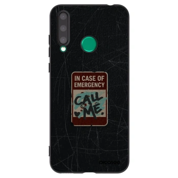 Picasee Μαύρη θήκη σιλικόνης για Honor 20 Lite - EMERGENCY