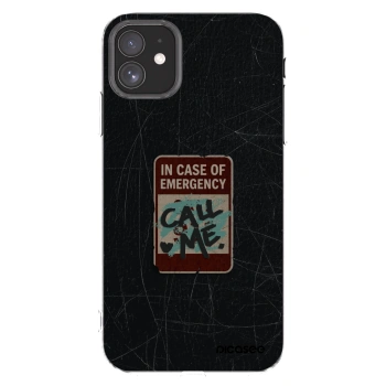 Picasee διαφανής θήκη σιλικόνης Apple iPhone 11 - EMERGENCY