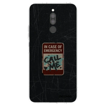 Picasee διαφανής θήκη σιλικόνης Xiaomi Redmi 8 - EMERGENCY