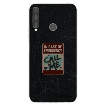 Picasee διαφανής θήκη σιλικόνης Huawei P40 Lite E - EMERGENCY