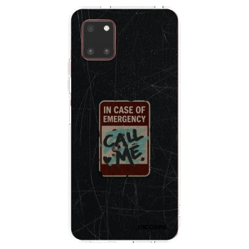 Picasee διαφανής θήκη σιλικόνης Samsung Galaxy Note 10 Lite N770F - EMERGENCY
