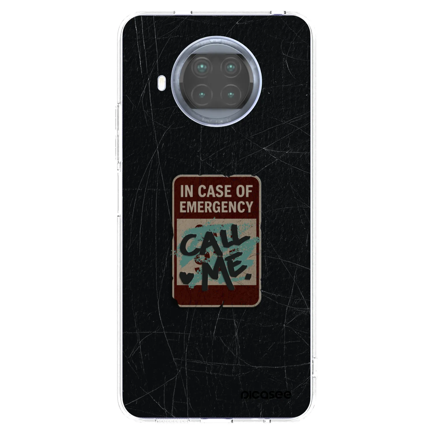 Picasee διαφανής θήκη σιλικόνης Xiaomi Mi 10T Lite - EMERGENCY