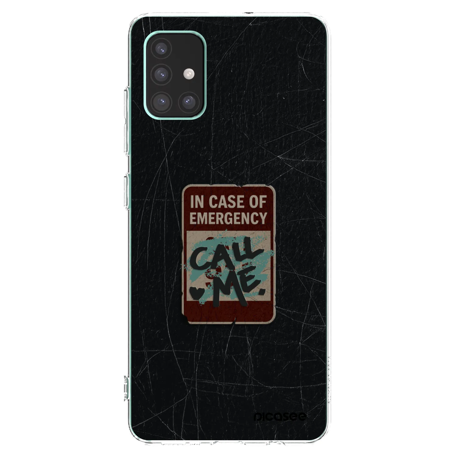 Picasee διαφανής θήκη σιλικόνης Samsung Galaxy M51 M515F - EMERGENCY
