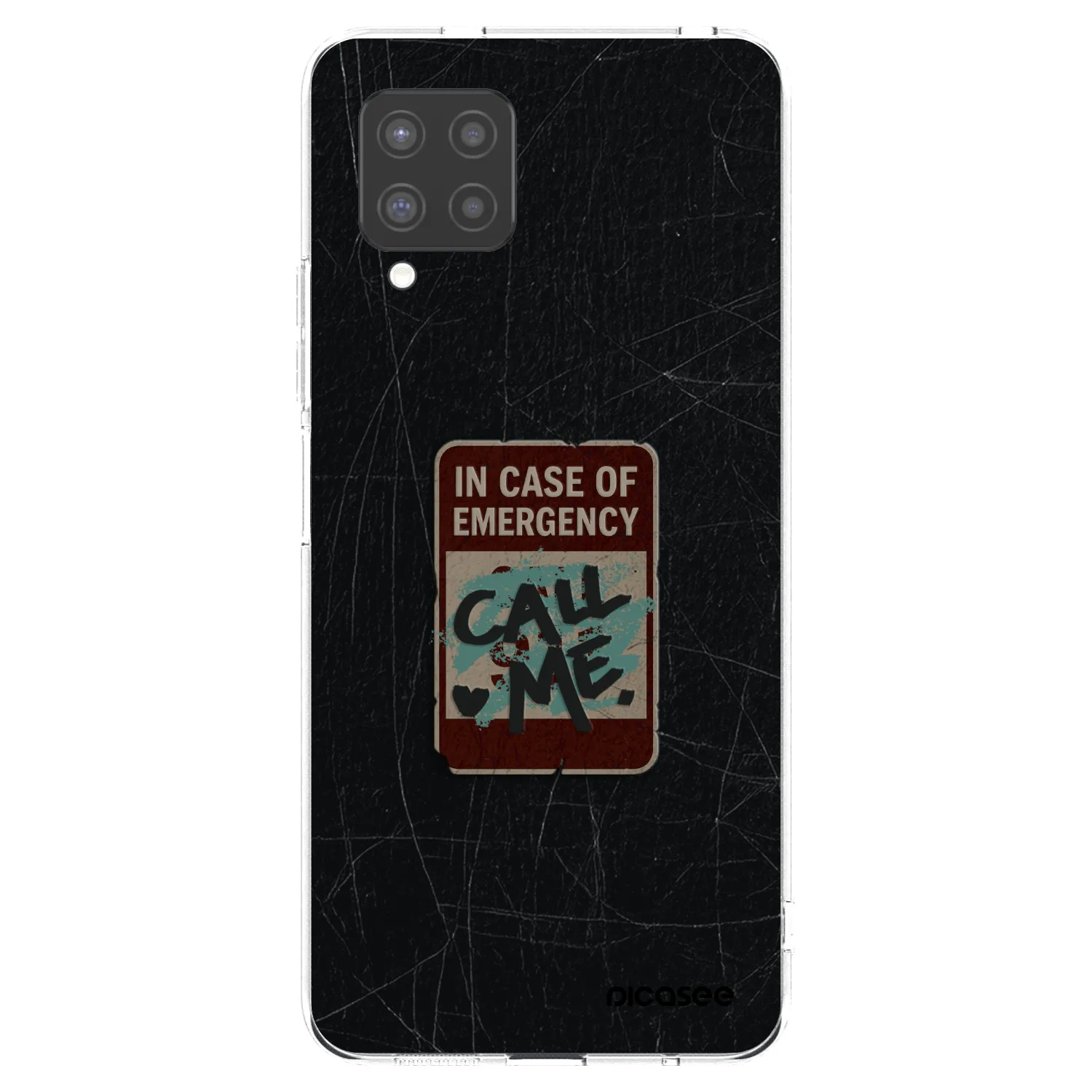 Picasee διαφανής θήκη σιλικόνης Samsung Galaxy A42 A426B - EMERGENCY