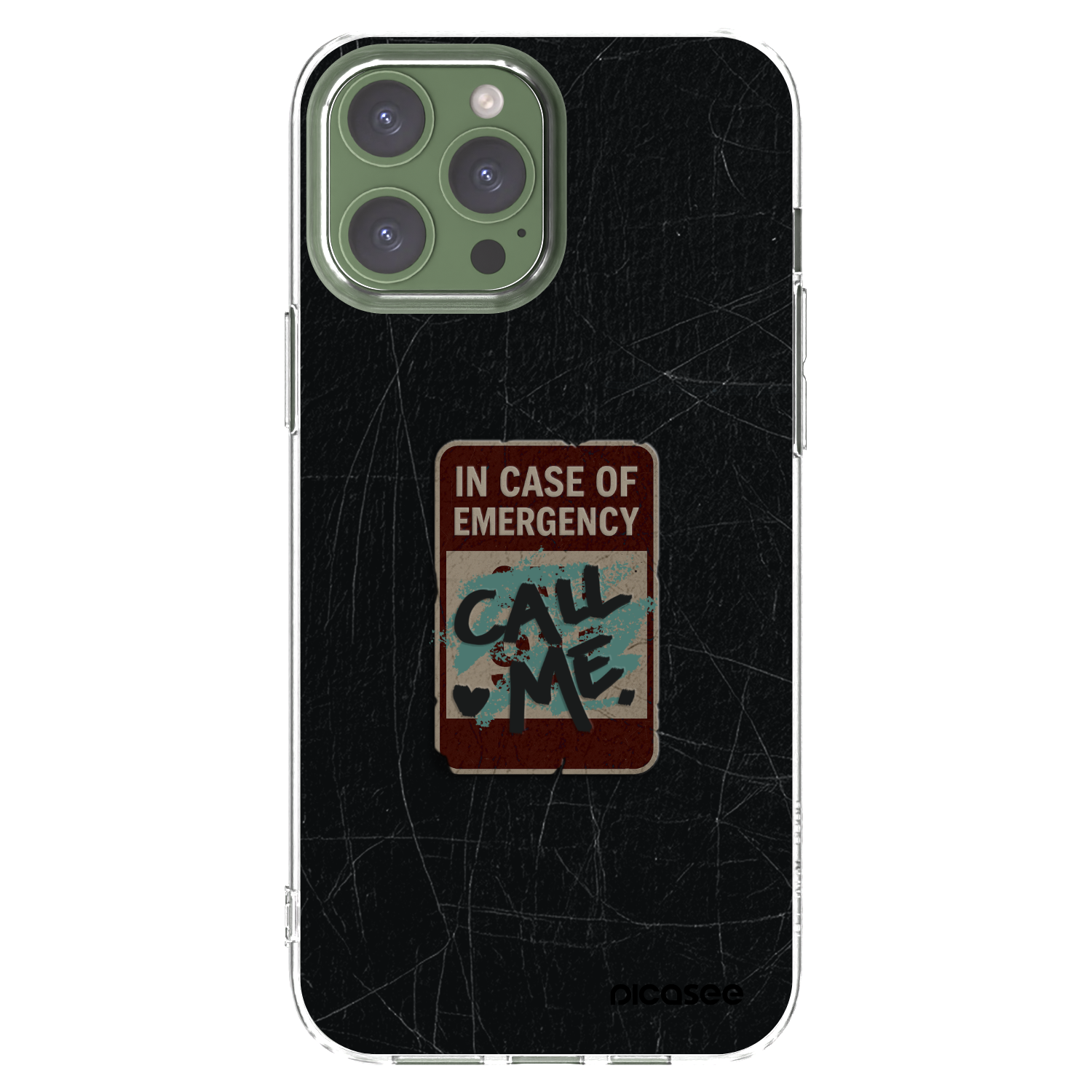Picasee διαφανής θήκη σιλικόνης Apple iPhone 13 Pro Max - EMERGENCY