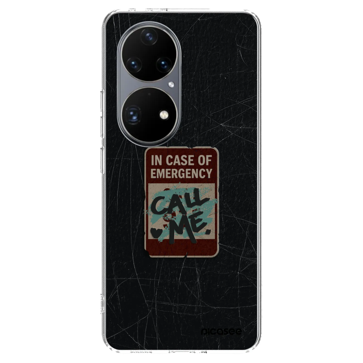 Picasee διαφανής θήκη σιλικόνης Huawei P50 - EMERGENCY