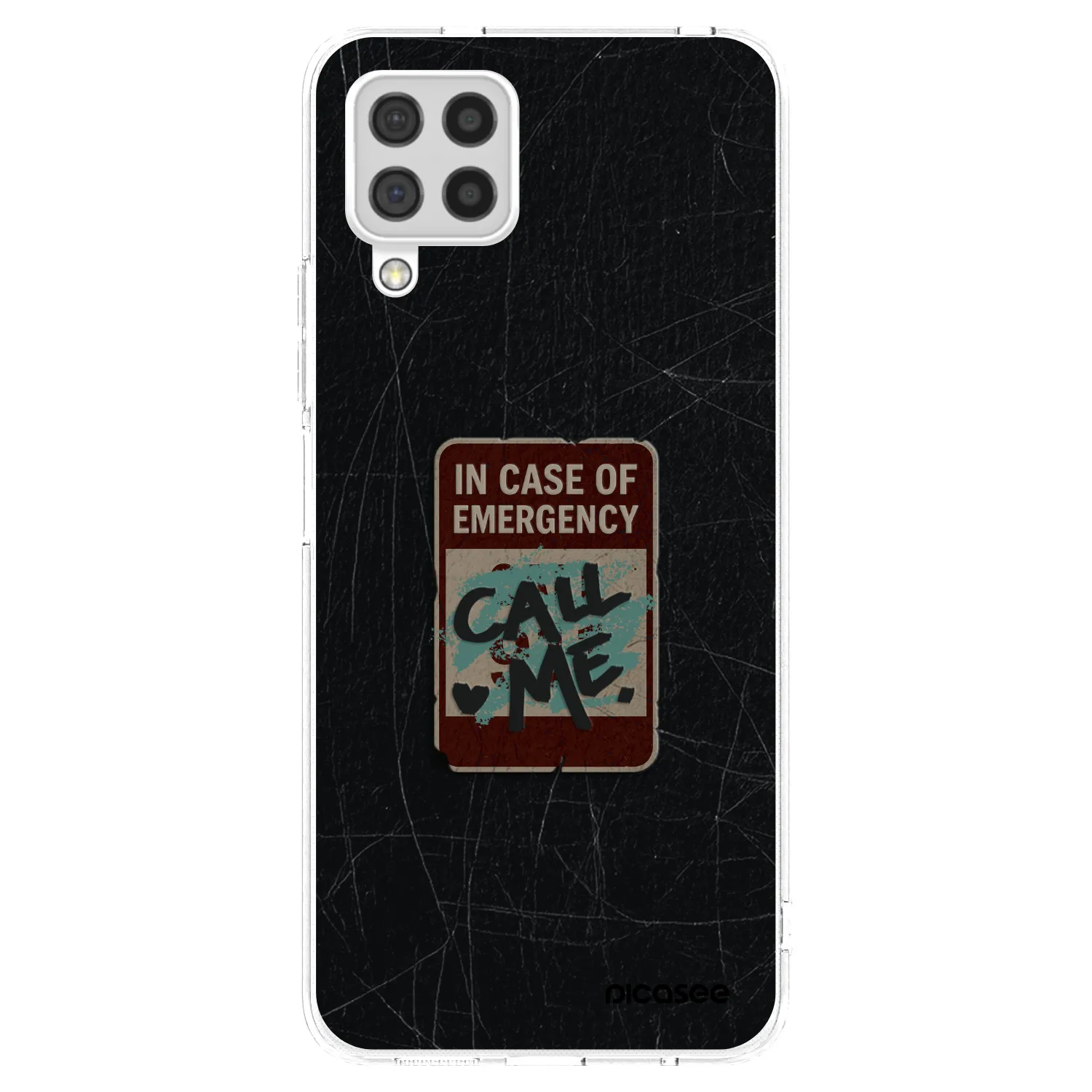 Picasee διαφανής θήκη σιλικόνης Samsung Galaxy A22 A225F 4G - EMERGENCY