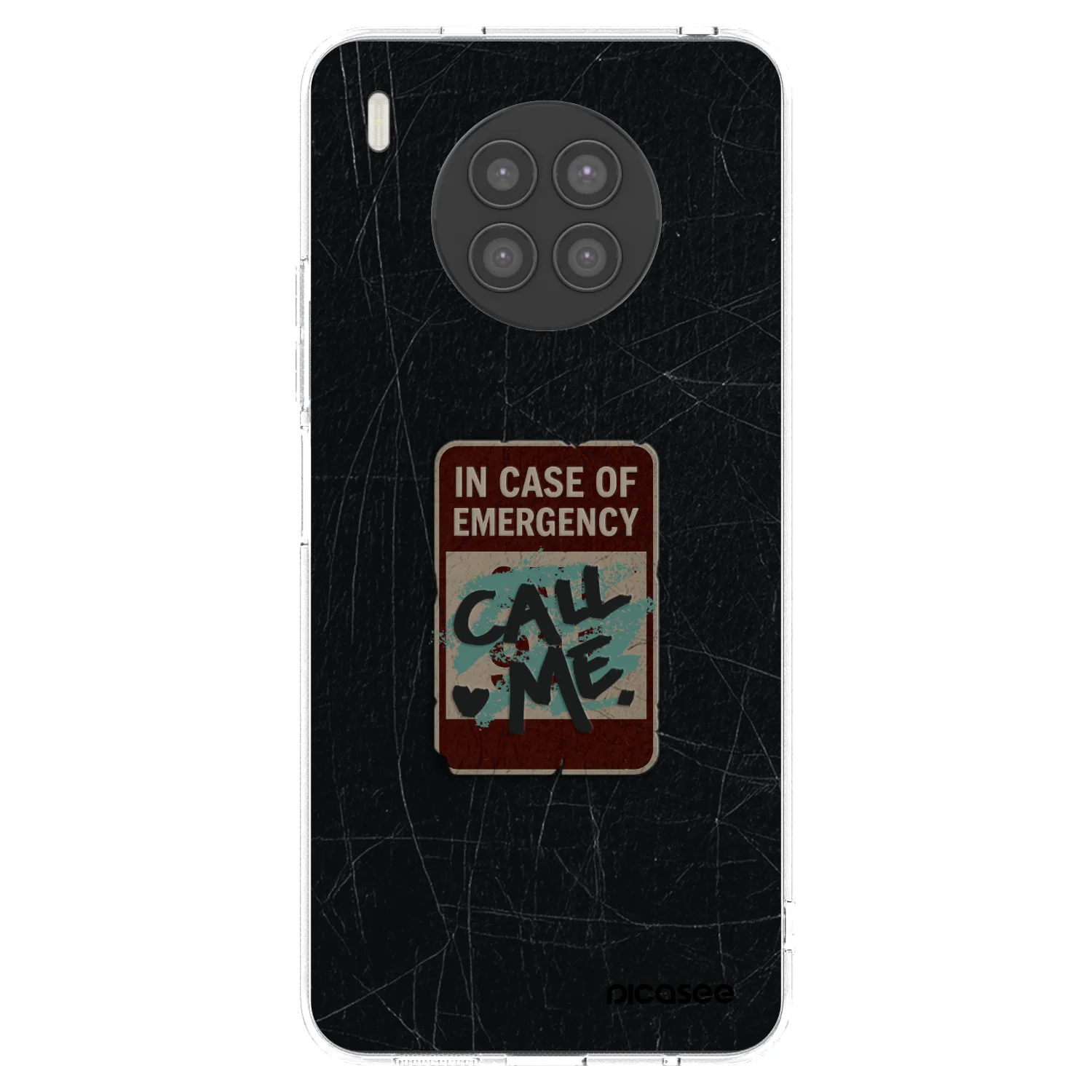 Picasee διαφανής θήκη σιλικόνης Huawei Nova 8i - EMERGENCY