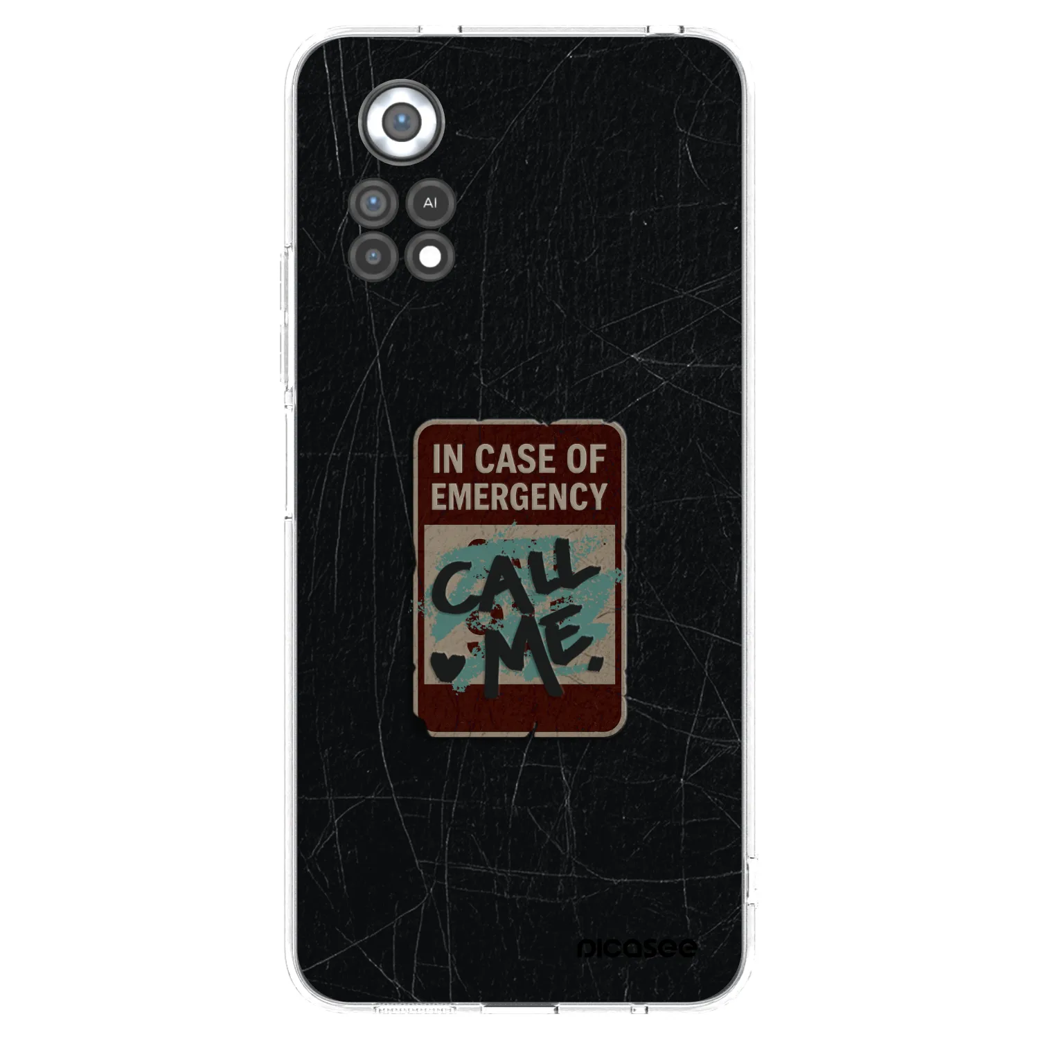 Picasee διαφανής θήκη σιλικόνης Xiaomi Poco X4 Pro 5G - EMERGENCY