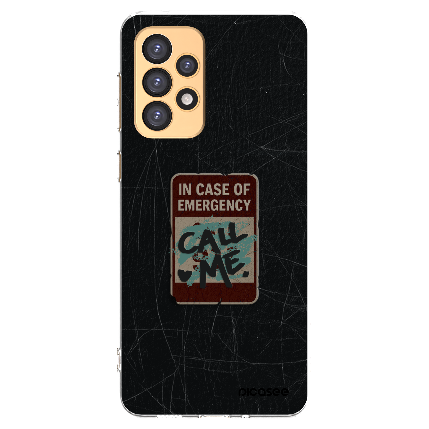 Picasee διαφανής θήκη σιλικόνης Samsung Galaxy A33 5G A336 - EMERGENCY