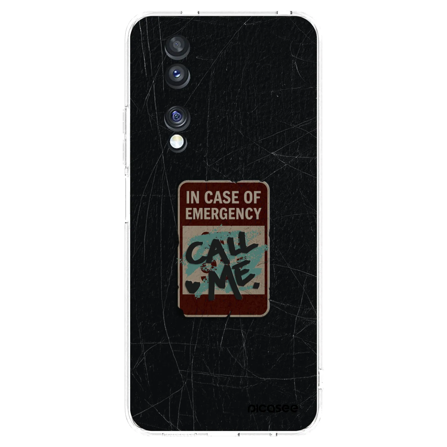 Picasee διαφανής θήκη σιλικόνης Honor 70 - EMERGENCY