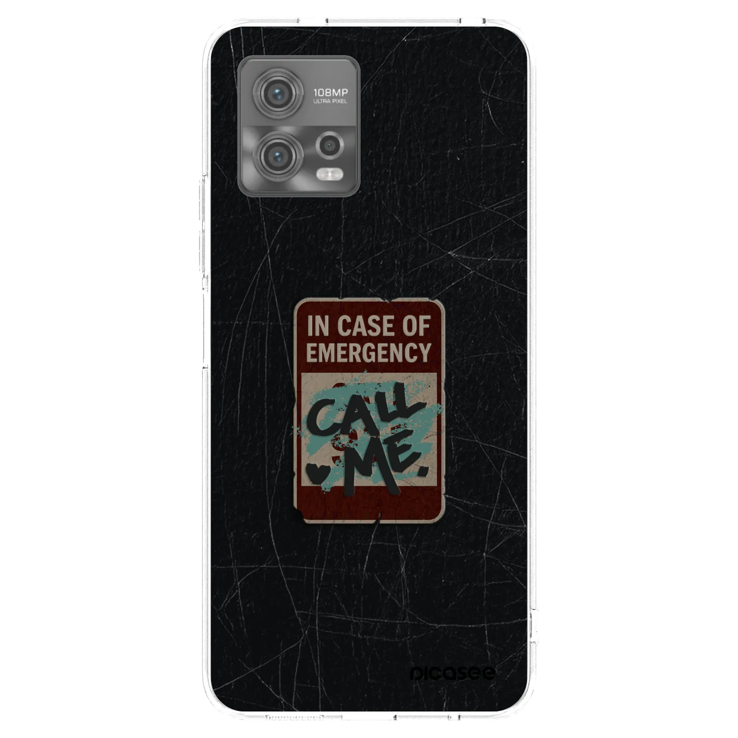 Picasee διαφανής θήκη σιλικόνης Motorola Moto G72 - EMERGENCY