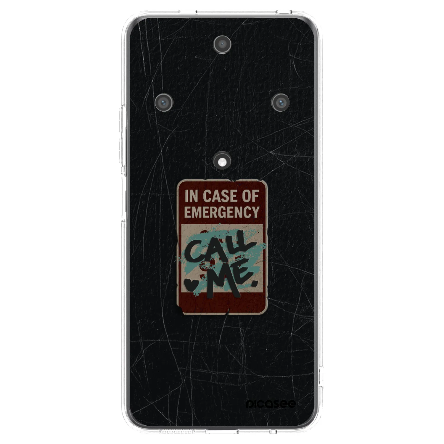 Picasee διαφανής θήκη σιλικόνης Honor Magic5 Lite 5G - EMERGENCY