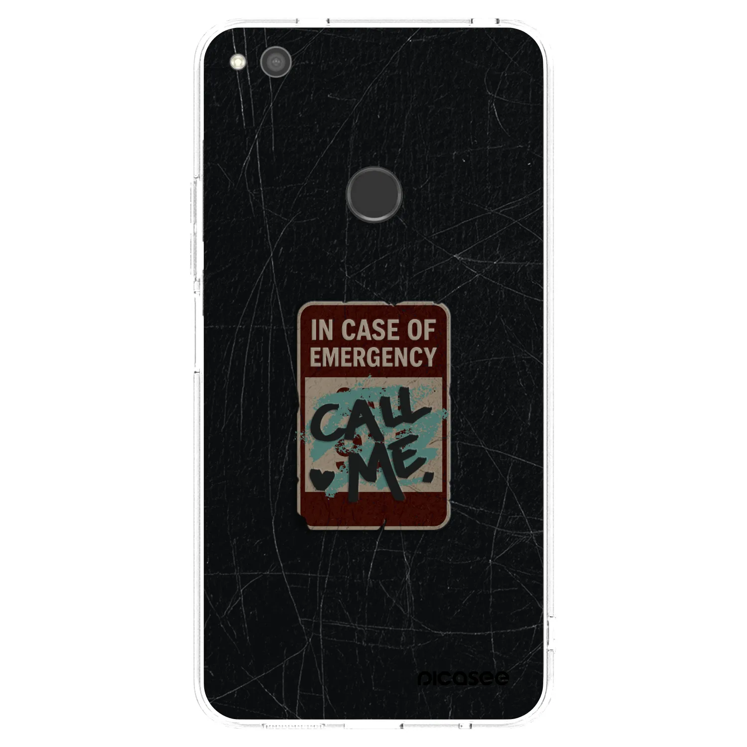 Picasee διαφανής θήκη σιλικόνης Huawei P9 Lite 2017 - EMERGENCY