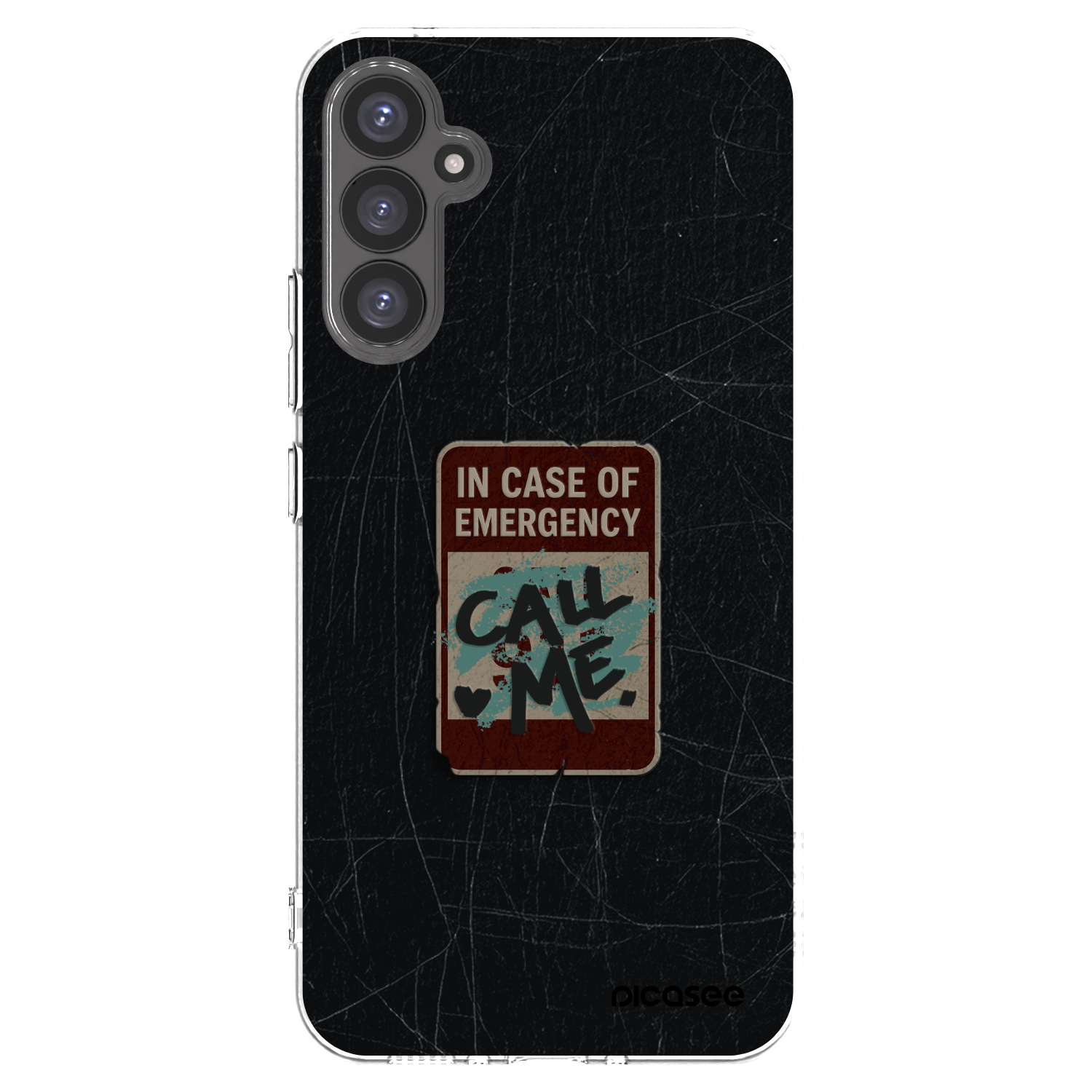 Picasee διαφανής θήκη σιλικόνης Samsung Galaxy A34 5G A346B - EMERGENCY
