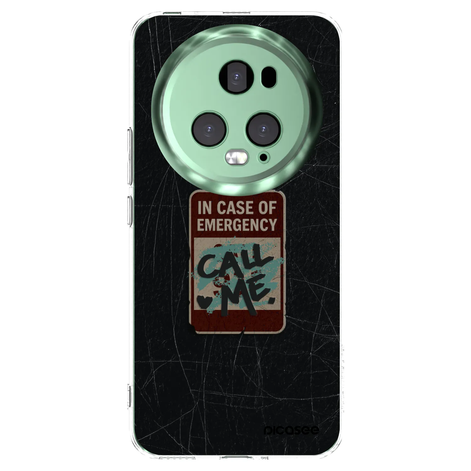 Picasee διαφανής θήκη σιλικόνης Honor Magic5 Pro - EMERGENCY