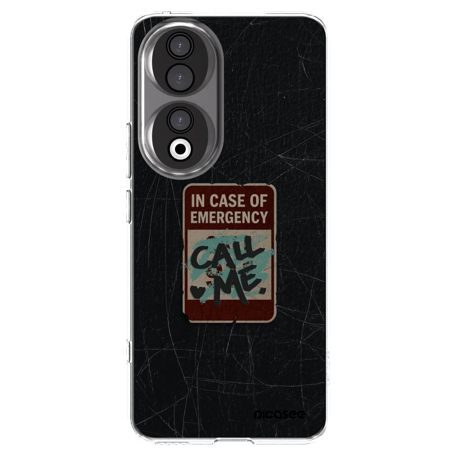 Picasee διαφανής θήκη σιλικόνης Honor 90 5G - EMERGENCY