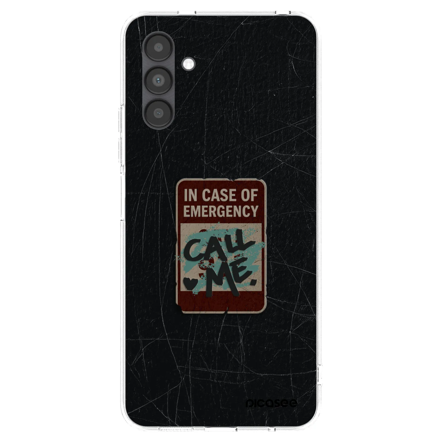 Picasee διαφανής θήκη σιλικόνης Samsung Galaxy A04s A047F - EMERGENCY