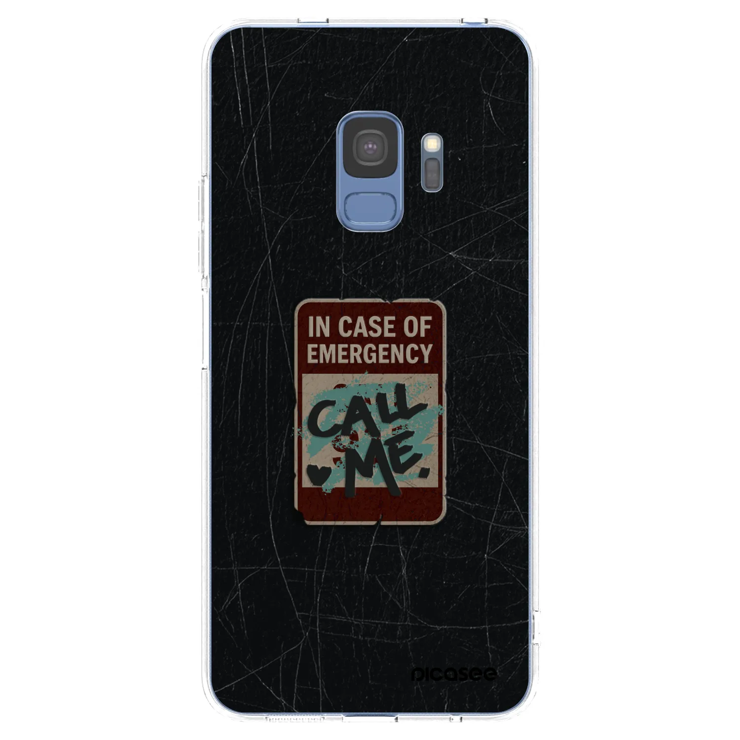 Picasee διαφανής θήκη σιλικόνης Samsung Galaxy S9 G960F - EMERGENCY