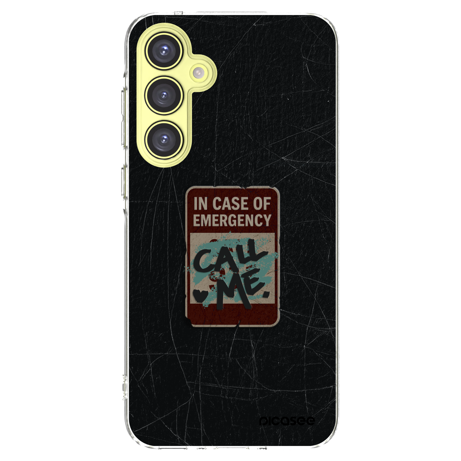 Picasee διαφανής θήκη σιλικόνης Samsung Galaxy A35 5G A356B - EMERGENCY