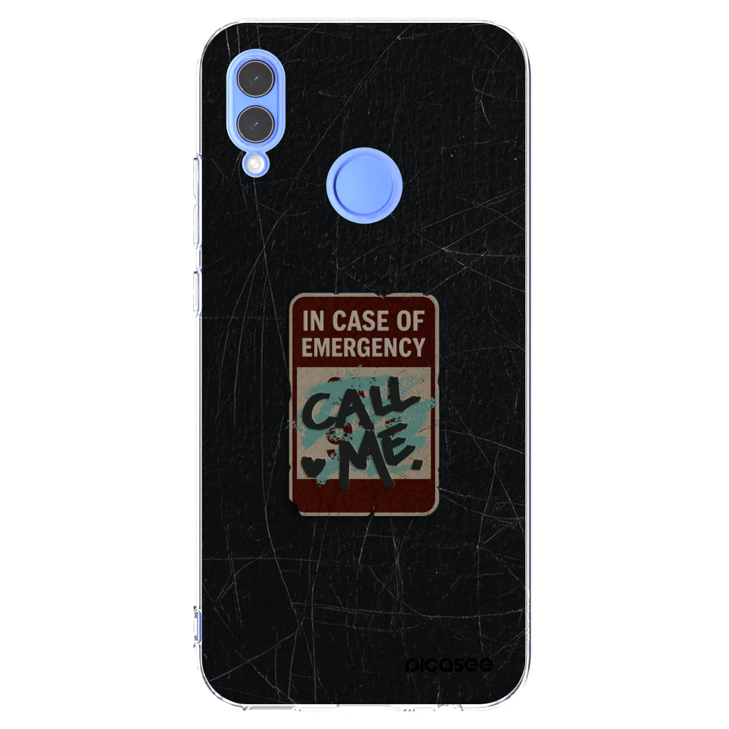 Picasee διαφανής θήκη σιλικόνης Huawei P Smart 2019 - EMERGENCY